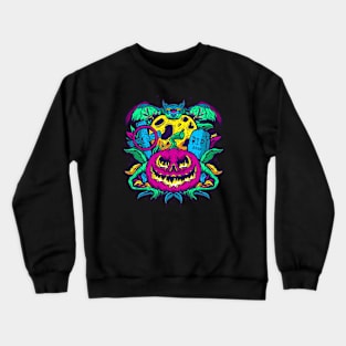 Psychedeleic Halloween Crewneck Sweatshirt